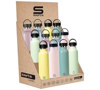 Safta Rosa Impianto - Espositore per bottiglie, resistente, leggero, durevole, di alta qualità, 31,5 x 19,5 x 23,5 cm, Rosa cipria, M, Casual