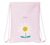 SAFTA- Sacco Piatto Junior Easy Pulizia Prescolare Fiore 26 x 34 x 1 cm, Multicolore, 642290855