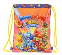 SAFTA- Sacco Piatto Junior Superthings Guardians of Kazoom 26 x 34 x 1 cm, Multicolore, 612270855
