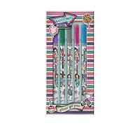 Safta- Set di 5 Penne Gel Brillante Gorjuss Fairground Carousel 8,7 x 19 x 1,5 cm, Multicolore, 1126GJ01