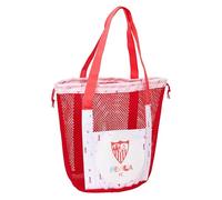 SEVILLA FC - Borsa da spiaggia, zaino ideale per bambini di diverse età, comoda e versatile, qualità e resistenza, 28 x 28 x 34 cm