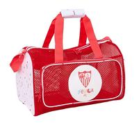 SEVILLA FC - Borsa da spiaggia, zaino, ideale per bambini di diverse età, comoda e versatile, qualità e resistenza, 47 x 27 x 26 cm