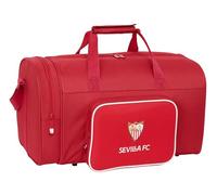 Safta SEVILLA FC - Borsa sportiva per bambini, ideale per bambini di diverse età, comoda e versatile, qualità e resistenza, 47 x 27 x 26 cm, rosso, M, Casual
