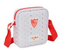 SEVILLA FC PRESCUCOLAR - Borsa a tracolla piccola, borsa per bambini, ideale per bambini dai 5 ai 14 anni, comoda e versatile, qualità e resistenza, 16 x 4 x 18 cm