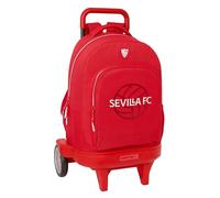 Safta Sevilla Fc With Removable Evolutive Wheeled Backpack Rosso