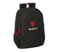 SEVILLA FC - Zaino scuola per bambini, ideale per bambini di diverse età, comodo e versatile, qualità e resistenza, 32 x 16 x 44 cm