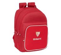 Safta SEVILLA FC - Zaino scuola per bambini, ideale per bambini di diverse età, comodo e versatile, qualità e resistenza, 32 x 15 x 42 cm, rosso, M, Casual