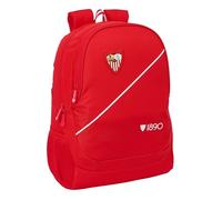 SEVILLA FC - Zaino scuola per bambini, ideale per bambini di diverse età, comodo e versatile, qualità e resistenza, 32 x 16 x 44 cm
