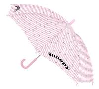 SNOOPY - Ombrello a cupola manuale, 8 pannelli, aste metalliche, comodo e versatile, qualità e resistenza, 48 cm, materiale poliestere