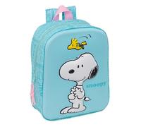 safta SNOOPY - Zaino per asilo 3D, facile da pulire, ideale per bambini di diverse età, comodo e versatile, qualità e resistenza, 22 x 10 x 27 cm