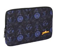 safta SPIDERMAN ATTACK - Custodia per laptop da 15,6", zaino ideale per bambini di diverse età, confortevole e versatile, qualità e resistenza, 39,5 x 3,5 x 27,5 cm, Nero, M, Casual