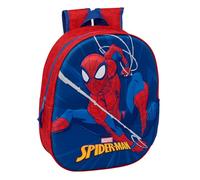 safta SPIDERMAN - Zaino scolastico, design 3D, ideale per bambini di diverse età, comodo e versatile, qualità e resistenza, 27 x 10 x 33 cm
