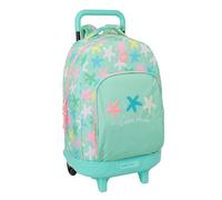 SAFTA Star - Zaino grande con ruote, compatto, rimovibile, ideale per bambini di diverse età, comodo e versatile, qualità e resistenza, 33 x 22 x 45 cm