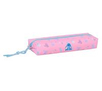 Stitch BriGHT - Astuccio rettangolare per bambini, ideale per scuola e ragazzi, comodo e versatile, qualità e resistenza, 22 x 7 x 40 cm
