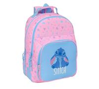 safta STITCH BRIGHT - Zaino scuola per bambini, ideale per bambini di diverse età, comodo e versatile, qualità e resistenza, 32 x 15 x 42 cm