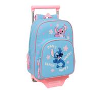 Safta STITCH HAPPY - Children's Backpack with Trolley 705, Ideal for Children of