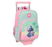 safta STITCH ICE CREAM - Zaino per bambini con carrello 705, ideale per bambini di diverse età, comodo e versatile, qualità e resistenza, 26 x 11 x 34 cm, Rosa, M, Casual