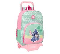 safta STITCH ICE CREAM - Zaino scuola con carrello 905, ideale per bambini di diverse età, comodo e versatile, qualità e resistenza, 33 x 14 x 42 cm, Rosa, M, Casual