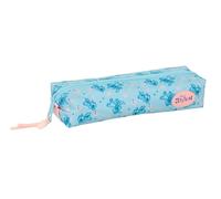 Stitch OHANA - Astuccio rettangolare per bambini, ideale per scuola e ragazzi, comodo e versatile, qualità e resistenza, 22 x 7 x 40 cm