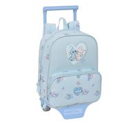 safta STITCH - Zaino asilo con carrello, ideale per bambini di diverse età, comodo e versatile, qualità e resistenza, 22 x 10 x 27 cm