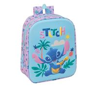 STITCH - Zaino per asilo 3D, facile da pulire, ideale per bambini di diverse età, comodo e versatile, qualità e resistenza, 22 x 10 x 27 cm