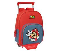 Safta Zaino Con Ruote Super Mario 10l