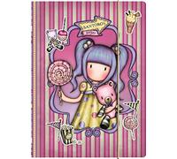 Safta - Taccuino con copertina rigida con elastico Gorjuss Fairground First Prize 24,8 x 9 x 33,4 cm, multicolore (812GJ14)