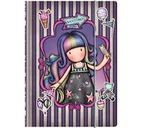 SAFTA- Taccuino con Copertina Rigida con Elastico Gorjuss Fairground Up And Away 24,8 x 9 x 33,4 cm, Multicolore, 812GJ16