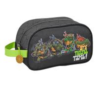 Safta Tartarughe Ninja - Borsa scuola per bambini media con manico, borsa per bambini, adattabile al carrello, facile da pulire, comoda e versatile, qualità e resistenza, 26 x 12 x 15 cm, colore