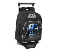 safta Star WARS REBELLION - Zaino per bambini con carrello 705, ideale per bambini di diverse età, comodo e versatile, qualità e resistenza, 27 x 10 x 33 cm, Nero, M, Casual