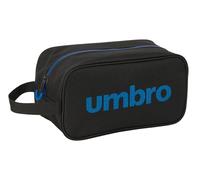 Safta Umbro Jet Black - Scarpiera media, multiuso, portatodo, sport, estrazione, calcio, comodo e versatile, 29 x 14 x 15 cm, Nero, M, Casual