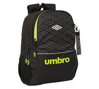 Safta UMBRO LIMA - Zaino scuola per bambini, ideale per bambini di diverse età, comodo e versatile, qualità e resistenza, 32 x 16 x 44 cm, colore nero