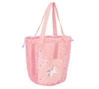 SAFTA UNICORNIO - Borsa da spiaggia, zaino, ideale per bambini di diverse età, comoda e versatile, qualità e resistenza, 28 x 28 x 34 cm