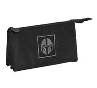 SAFTA Unisex Kid's Article The Mandalorian Teen Triple Case, Multicoloured, M