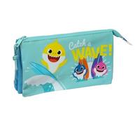 SAFTA Unisex Kids M744 Pencil case Estándar Blue/White