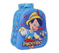 Safta Unisex Kids M890a LILO & STITCH - School Backpack, with 3D Design, Adaptable to Car, Ideal for Children of Different Ages, Comfortable and Versatile, Quality and Resistance, 27x10x33