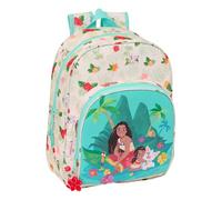Safta Vaiana - Zaino per bambini, ideale per bambini di diverse età, comodo e versatile, qualità e resistenza, 28 x 10 x 34 cm, colore: Beige/Blu, Beige/blu, Estándar, Casual