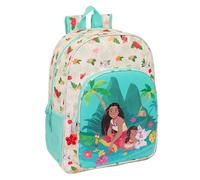 Safta Vaiana - Zaino scuola bambino, zaino bambino, zaino per bambini, adattabile al carrello, ideale per bambini in età scolare, comodo e versatile, qualità e resistenza, 33 x 14 x 42 cm, colore: