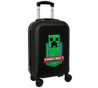 MINECRAFT - Trolley da cabina 20 pollici, valigia con ruote, lucchetto di sicurezza, valigia leggera, 34,5 x 20 x 55 cm