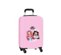 safta | Valigia da cabina 20″ Na! Na! Na! Sparkles, ABS+PC resistente, 4 ruote a 360°, lucchetto di sicurezza, interno foderato con divisorio e tasca in rete, Dimensioni 34,5x20x55 cm