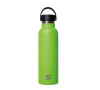 SAFTA VERDE - Borraccia termica, bottiglia d'acqua, in acciaio inox, doppio isolamento, 12 ore di bevanda calda e 24 ore di bevanda fredda, 7,3 x 25 cm, 600 ml, Verde, M, Casual