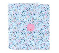 Safta VMB Paradiso - Cartella a 4 anelli, ideale per bambini di diverse età, comoda e versatile, qualità e resistenza, 27 x 6 x 33 cm, Blu chiaro/Rosa Chiaro, M, Casual