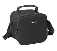 Safta - Frigorifero Waterproof, frigorifero per freddo e calore, frigorifero facile da trasportare, frigorifero impermeabile, frigorifero per escursioni, 20 x 15 x 20 cm, colore nero, Nero, Estándar,