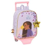 Safta WISH - Zaino asilo con carrello, ideale per bambini di diverse età, comodo e versatile, qualità e resistenza, 22 x 10 x 27 cm, colore lilla, viola, Estándar, Casual