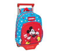Safta 612333020 Mickey Mouse Fantastic 10l 28x10x34 Cm Wheeled Backpack Rosso Bambini