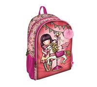 SAFTA- Zaino 2 Cerniere Gorjuss Fairground Carousel 31,5 x 40 x 22,5 cm, Multicolore, 1109GJ05