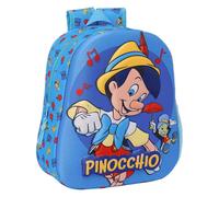 Safta Zaino 3d Pinocchio 8.64l 22x39x10 Cm
