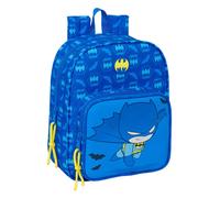 safta BATMAN PRESCUCOLAR - Zaino per asilo, adattabile al carrello, con tasca, facile da pulire, ideale per bambini di diverse età, comodo e versatile, qualità e resistenza, 22 x 10 x 27 cm, blu, M