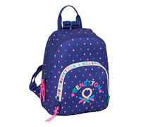 BENETTON DROP - Mini zaino per uso quotidiano, ideale per bambini di diverse età, comodo e versatile, qualità e resistenza, 25 x 13 x 30 cm