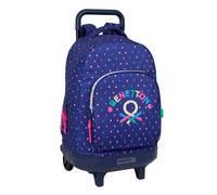 Safta Zaino Con Ruote Benetton Drop 33l 33x45x22 Cm